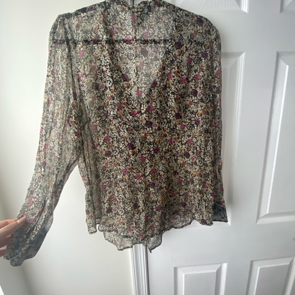 Lauren Ralph Lauren silk top. Size 1x - Picture 7 of 8